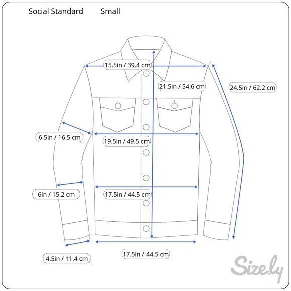 Social Standard By Sanctuary Womens Denim Jacket S Button Front Pockets NWT $109 - Picture 2 of 7